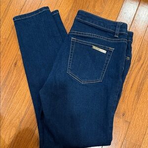 Michael Kors Women's Deep Indigo Straight Leg Jeans